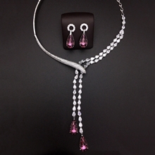 Show details for Fast Selling Purple Platinum Plated 2 Piece Jewelry Set from Editor Picks