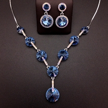 Show details for Reasonably Priced Platinum Plated Big 2 Piece Jewelry Set from Reliable Manufacturer