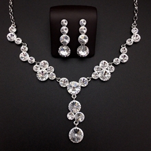 Show details for Funky Big White 2 Piece Jewelry Set