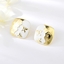Show details for Wholesale Gold Plated Enamel Stud Earrings with No-Risk Return