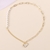Picture of Fashionable Medium White Short Chain Necklace