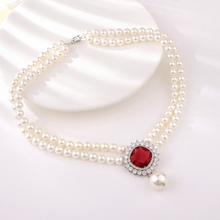 Show details for Copper or Brass Platinum Plated Short Chain Necklace from Certified Factory