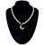 Picture of Sparkling Big Artificial Pearl Short Chain Necklace