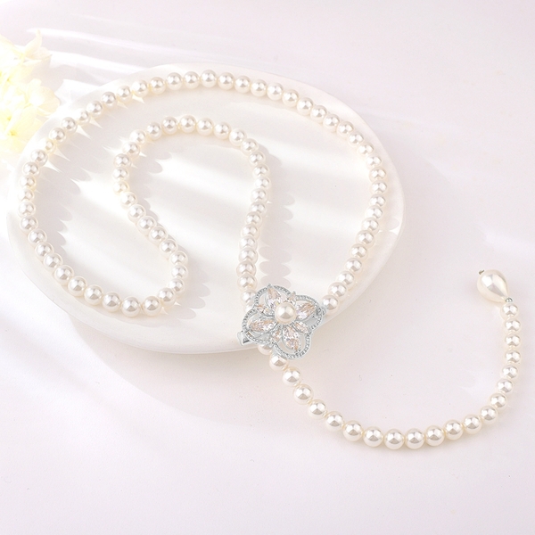 Picture of Classic Artificial Pearl Y Necklace with 3~7 Day Delivery