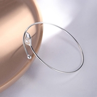 Picture of Most Popular Small 925 Sterling Silver Fashion Bangle