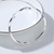 Picture of Great Small Platinum Plated Fashion Bangle