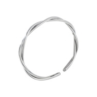 Picture of Good Small Platinum Plated Fashion Bangle