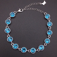 Show details for Good Swarovski Element Zinc Alloy Fashion Bracelet