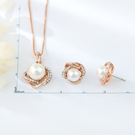 Picture of Low Price Rose Gold Plated Classic 2 Piece Jewelry Set from Trust-worthy Supplier