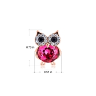 Picture of Shop Rose Gold Plated Small Stud Earrings with Wow Elements