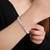 Picture of Nickel Free Platinum Plated Medium Fashion Bracelet with No-Risk Refund