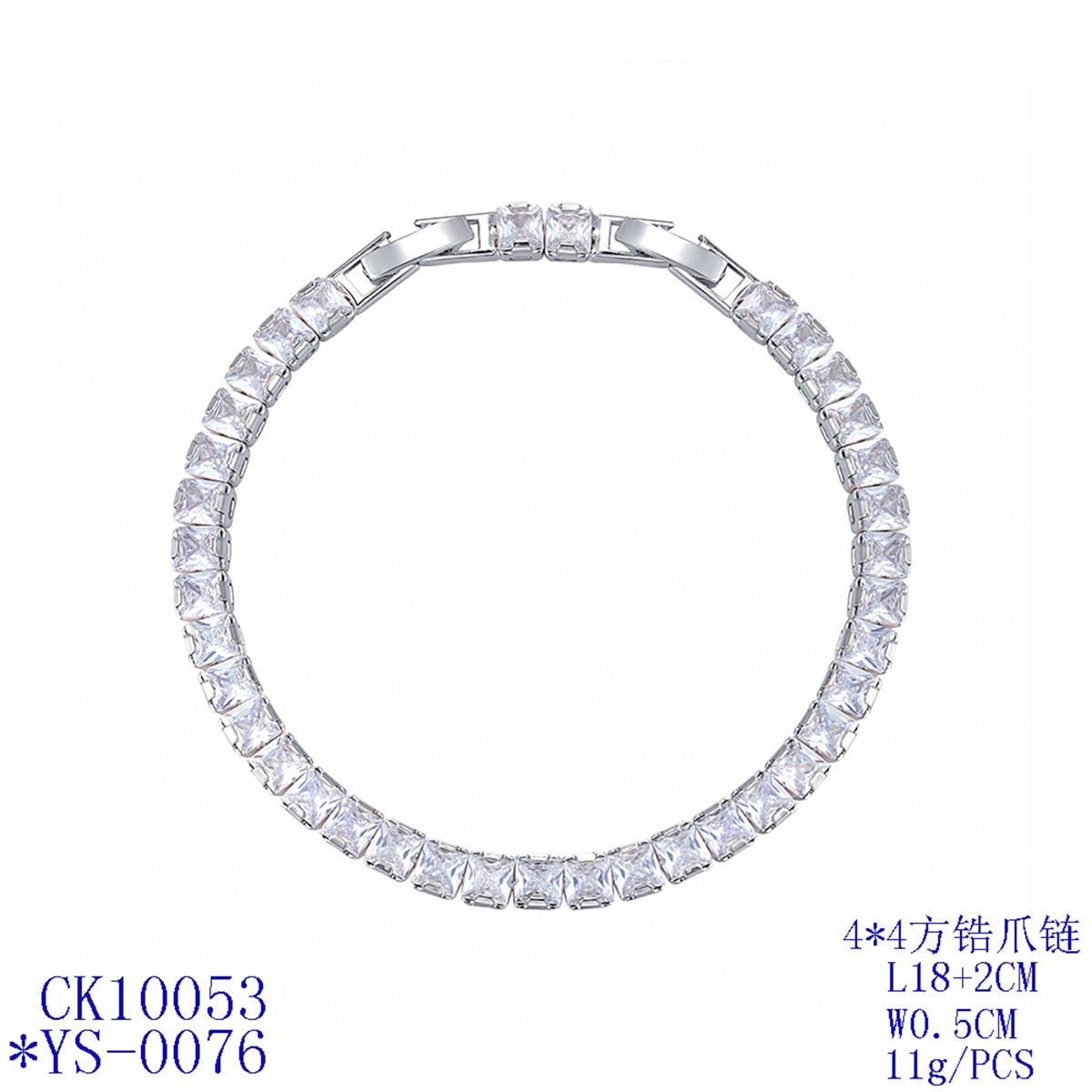 Luxury Platinum Plated Fashion Bracelet from Top Designer
