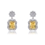 Show details for Good Quality Cubic Zirconia Yellow Dangle Earrings