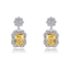 Show details for Good Quality Cubic Zirconia Yellow Dangle Earrings