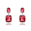 Show details for Copper or Brass Big Dangle Earrings of Original Design