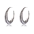 Picture of Purchase Platinum Plated Copper or Brass Hoop Earrings Exclusive Online