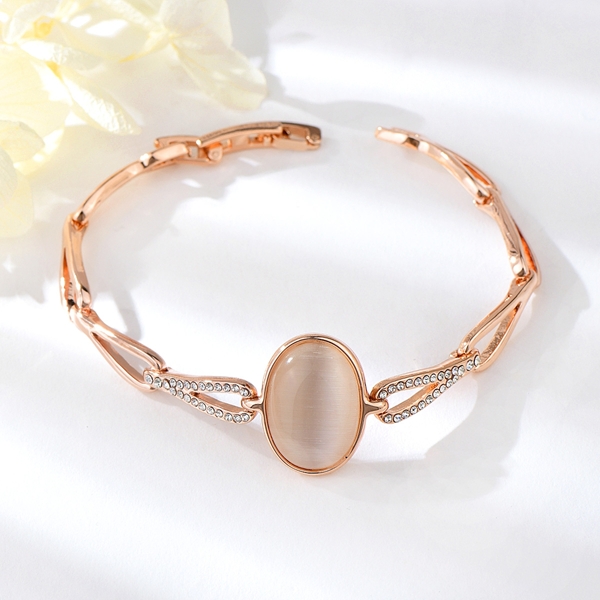 Picture of Trendy Rose Gold Plated Small Fashion Bracelet Shopping