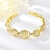 Picture of Zinc Alloy Gold Plated Fashion Bracelet with Full Guarantee