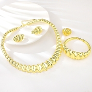 Picture of Cheap Zinc Alloy Big 4 Piece Jewelry Set From Reliable Factory