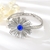 Picture of Brand New Blue Zinc Alloy Fashion Bangle with SGS/ISO Certification