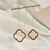 Picture of Copper or Brass Gold Plated Dangle Earrings with Full Guarantee