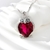 Picture of Durable Small Platinum Plated Pendant Necklace