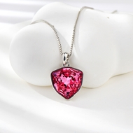 Show details for Zinc Alloy Swarovski Element Pendant Necklace at Unbeatable Price