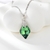 Picture of Unusual Small Platinum Plated Pendant Necklace