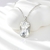 Picture of New Season White Swarovski Element Pendant Necklace with SGS/ISO Certification