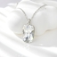 Show details for New Season White Swarovski Element Pendant Necklace with SGS/ISO Certification