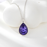 Show details for Filigree Small Zinc Alloy Pendant Necklace