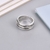 Picture of Quality Classic Platinum Plated Adjustable Ring