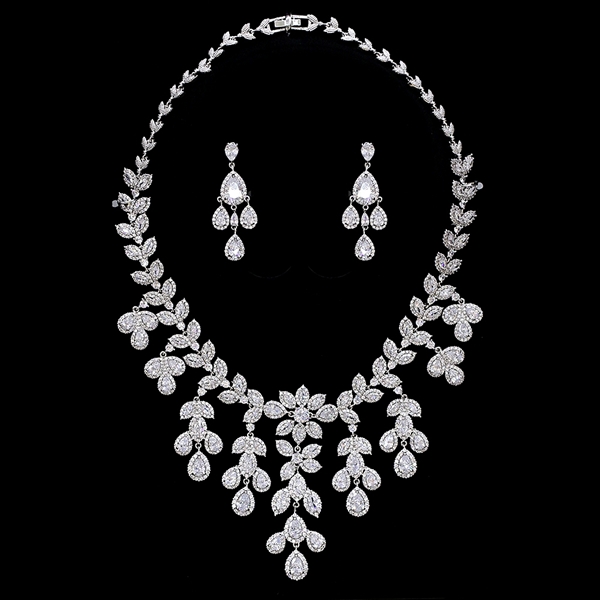 Picture of Irresistible White Big 2 Piece Jewelry Set Wholesale Price