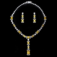 Show details for Fast Selling Yellow Big 2 Piece Jewelry Set from Editor Picks