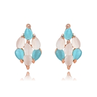 Picture of Classic Opal Stud Earrings with Speedy Delivery