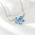Picture of Funky Medium Blue Short Chain Necklace