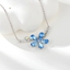 Show details for Funky Medium Blue Short Chain Necklace