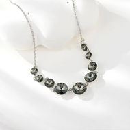 Show details for Zinc Alloy Platinum Plated Short Chain Necklace with Worldwide Shipping