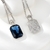 Picture of Stylish Small Blue Pendant Necklace