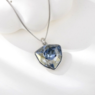 Show details for Small Swarovski Element Pendant Necklace with Beautiful Craftmanship