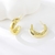 Picture of Origninal Medium Copper or Brass Stud Earrings