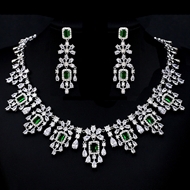 Show details for Fashionable Big Luxury 2 Piece Jewelry Set