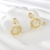 Picture of Fashionable Big Gold Plated Dangle Earrings