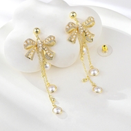 Show details for Great Cubic Zirconia Big Dangle Earrings