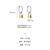 Picture of Low Cost Multi-tone Plated 925 Sterling Silver Dangle Earrings with Low Cost