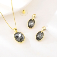 Picture of Funky Small Gold Plated 2 Piece Jewelry Set