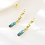 Show details for Nickel Free Gold Plated Classic Dangle Earrings with Easy Return
