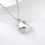 Show details for Unique Swarovski Element White Pendant Necklace