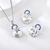 Picture of Bulk Platinum Plated Small 2 Piece Jewelry Set Exclusive Online
