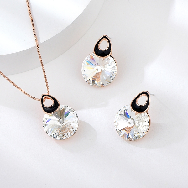 Picture of Delicate Artificial Crystal Classic 2 Piece Jewelry Set